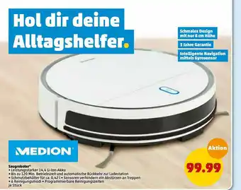 PENNY Saugroboter Medion Angebot