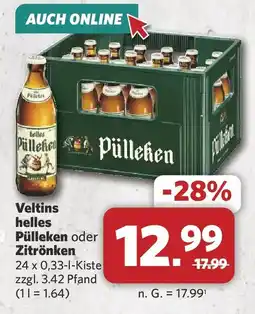 Combi Veltins helles Pülleken oder Zitrönken Angebot