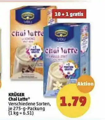 PENNY Krügre Chai Latte Angebot