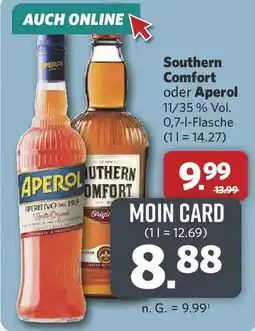 Combi Southern Comfort oder Aperol Angebot