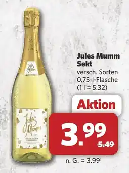 Combi Jules Mumm Sekt Angebot