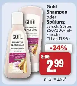 Combi Guhl Shampoo oder Spülung Angebot