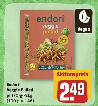 REWE Endori Veggie Pulled Angebot