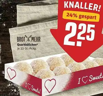 REWE Brot & Mehr Quarkbällchen² Angebot