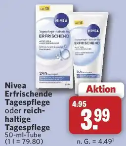 Combi Nivea Erfrischende Tagespflege oder reich- haltige Tagespflege Angebot