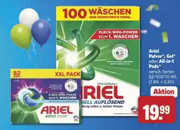 Combi Ariel Pulver, Gel oder All-in-1 Pods Angebot