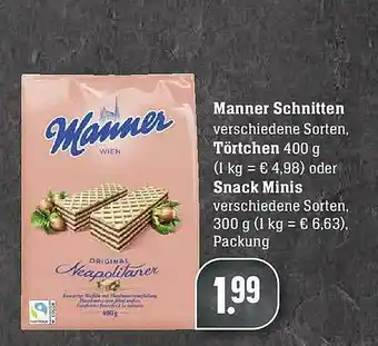 Scheck-in-Center Manner Schnitten Törtchen Oder Snack Minis Angebot