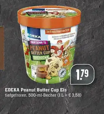 Scheck-in-Center Edeka Peanut Butter Cup Eis Angebot