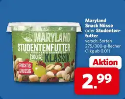 Combi Maryland Snack Nüsse oder Studentenfutter Angebot
