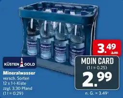 Combi KÜSTEN GOLD Mineralwasser Angebot