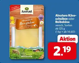 Combi Alnatura Käsescheiben oder Reibekäse Angebot