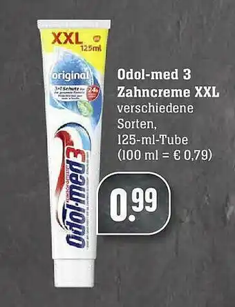 Scheck-in-Center Odol-med 3 Zahncreme Xxl Angebot