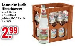 trinkgut Abenstaler Quelle Mineralwasser Angebot