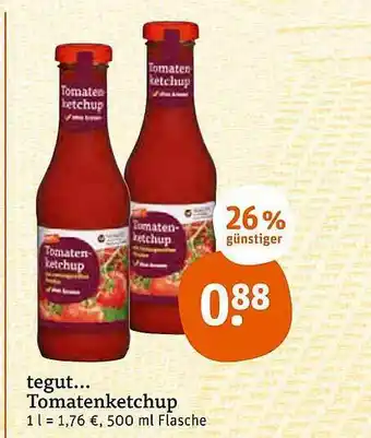 tegut Tomatenketchup Angebot