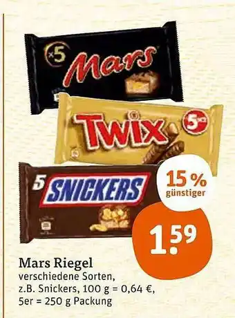 tegut Mars Riegel Angebot