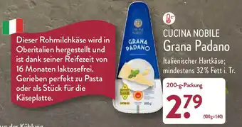 Aldi Nord Cucina Nobile Grana Padano 200g Angebot