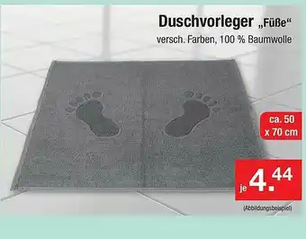 Zimmermann Duschvorleger „füße“ Angebot