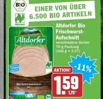 dodenhof Altdorfer Bio Frischwurst-aufschnitt Angebot