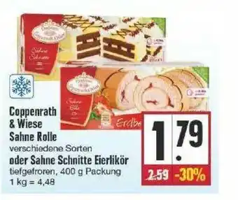 Edeka Coppenrath & Wiese Sahne Rolle Oder Sahne Schnitte Eierlikör Angebot