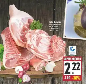 Edeka Halbe Schweine Angebot