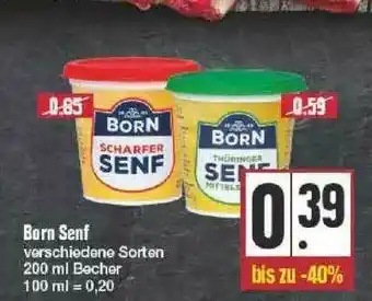 Edeka Born Senf Angebot