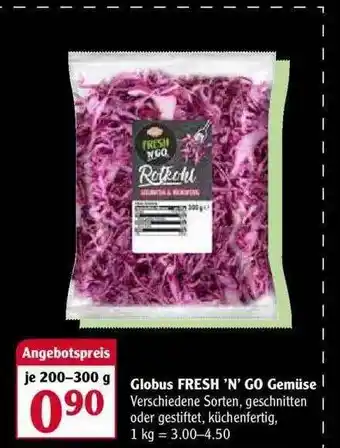 Globus Globlus Fresh 'n' Go Gemüse Angebot