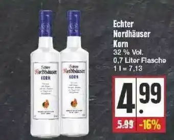 Edeka Echter Nordhäuser Korn Angebot