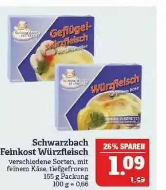 Marktkauf Schwarzbach Feinkost Würzfleisch Angebot