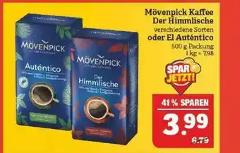 Marktkauf Mövenpick Kaffee Der Himmlishe Oder El Auténtico Angebot