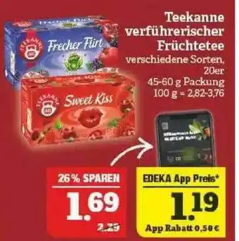 Marktkauf Teekanne Verführerischer Früchtetee Angebot