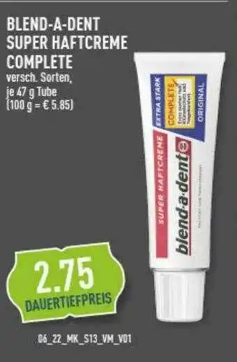 Marktkauf Blend-a-dent Super Haftcreme Complete Angebot