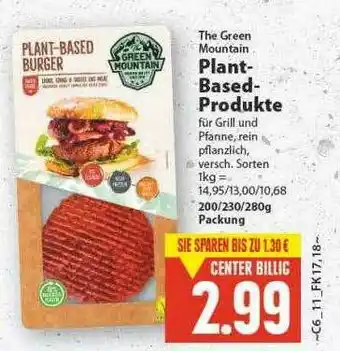 E-Center The Green Mountain Plant-based-produkte Angebot