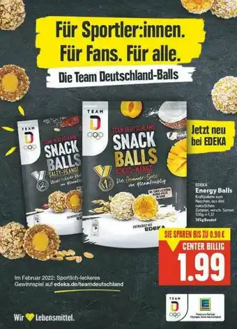 E-Center Edeka Energy Balls Angebot