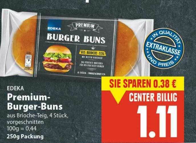 Edeka Premiumburgerbuns Angebot bei ECenter