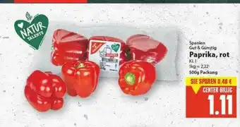 E-Center Spanien Gut & Günstig Paprika Rot Angebot