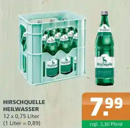 Getränke A-Z Hirschquelle Heilwasser Angebot