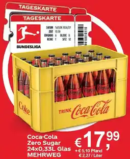 Getränke A-Z Coca-Cola Zero Sugar Angebot
