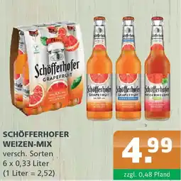 Getränke A-Z Schöfferhofer Weizen-Mix Angebot
