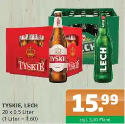 Getränke A-Z Tyskie, lech Angebot