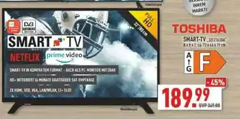 Marktkauf Toshiba Smart-tv „32l2163da“ Angebot