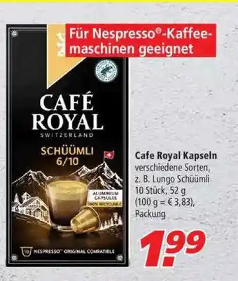 Marktkauf Cafe Royal Kapseln Angebot