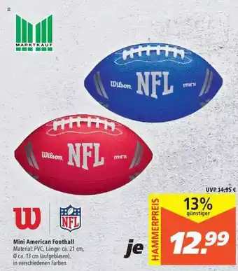 Marktkauf W Nfl Mini American Football Angebot