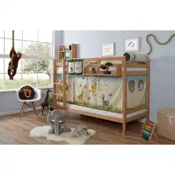 Netto Marken-Discount TiCAA Etagenbett Rene Buche Natur Angebot