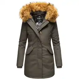 Netto Marken-Discount MARIKOO Damen edler Wintermantel Parka mit Kunstfellkapuze Karmaa Princess Angebot