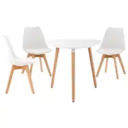 Netto Marken-Discount CLP Sitzgruppe Libanera I 3X Stuhl Linares + 1X Tisch Abenra Angebot