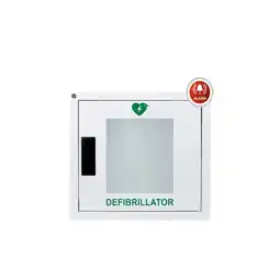 Netto Marken-Discount Universeller AED-Metallwandkasten, weiß für innen mit Alarm Angebot