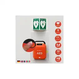 Netto Marken-Discount HeartSave YA mit LED-Grafik, Acrylwandhalterung & Winkelschild, DE/EN/FR/IT Angebot