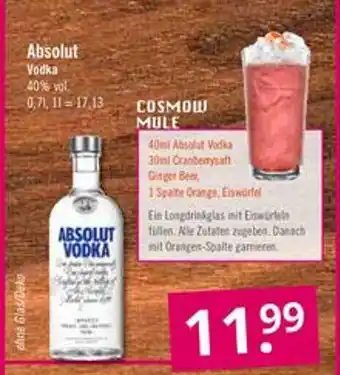 GetränkePartner Absolut Vodka Angebot