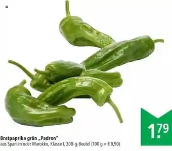 Marktkauf Bratpaprika Grün „padron” Angebot