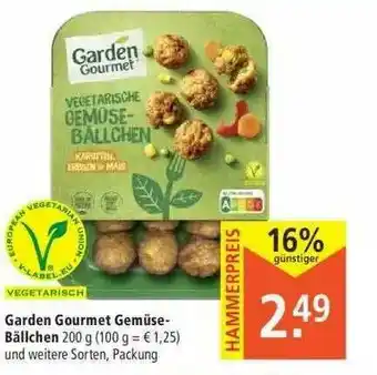 Marktkauf Garden Gourmet Gemüse-bällchen Angebot